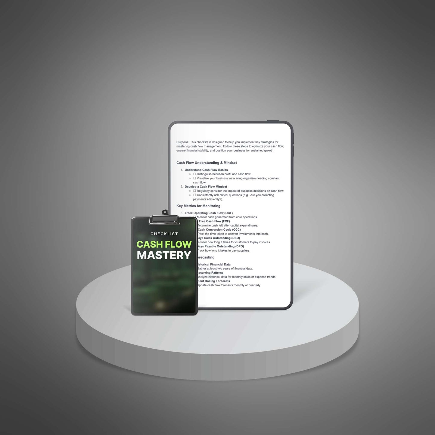 Cash Flow Mastery - Checklist