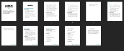 Developing and Optimizing SOPs