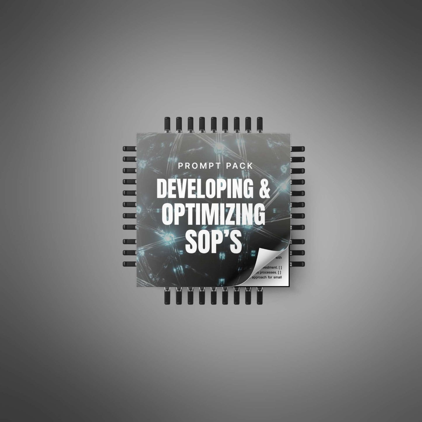 Developing and Optimizing SOPs