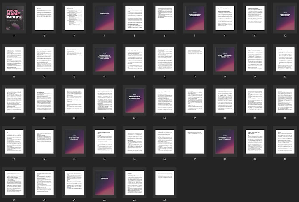 Domain Name Marketing