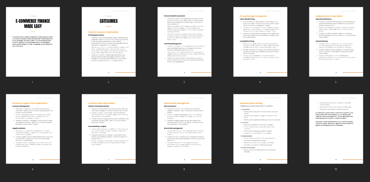 E-Commerce Finance Made Easy