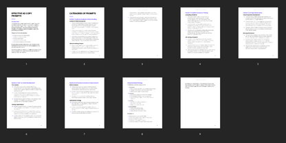 Effective Ad Copy Prompts