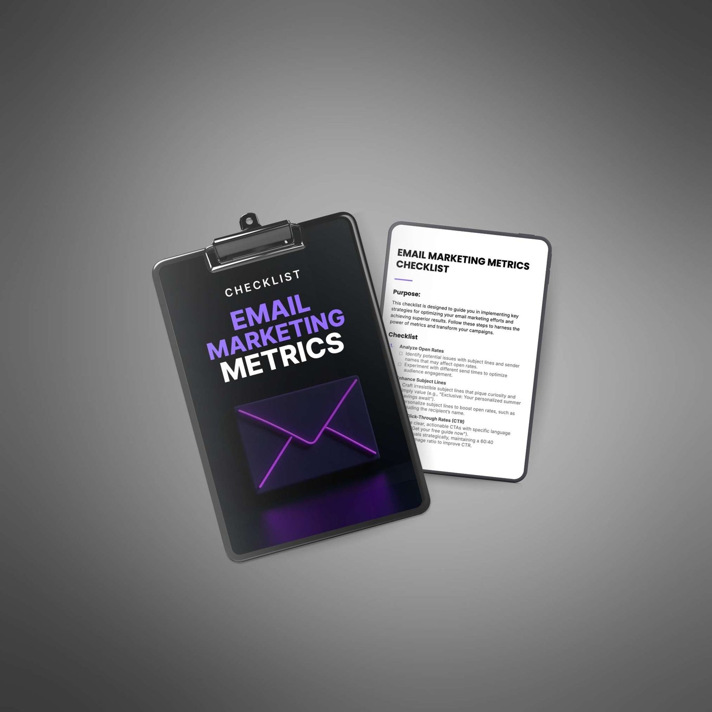 Email Marketing Metrics - Checklist