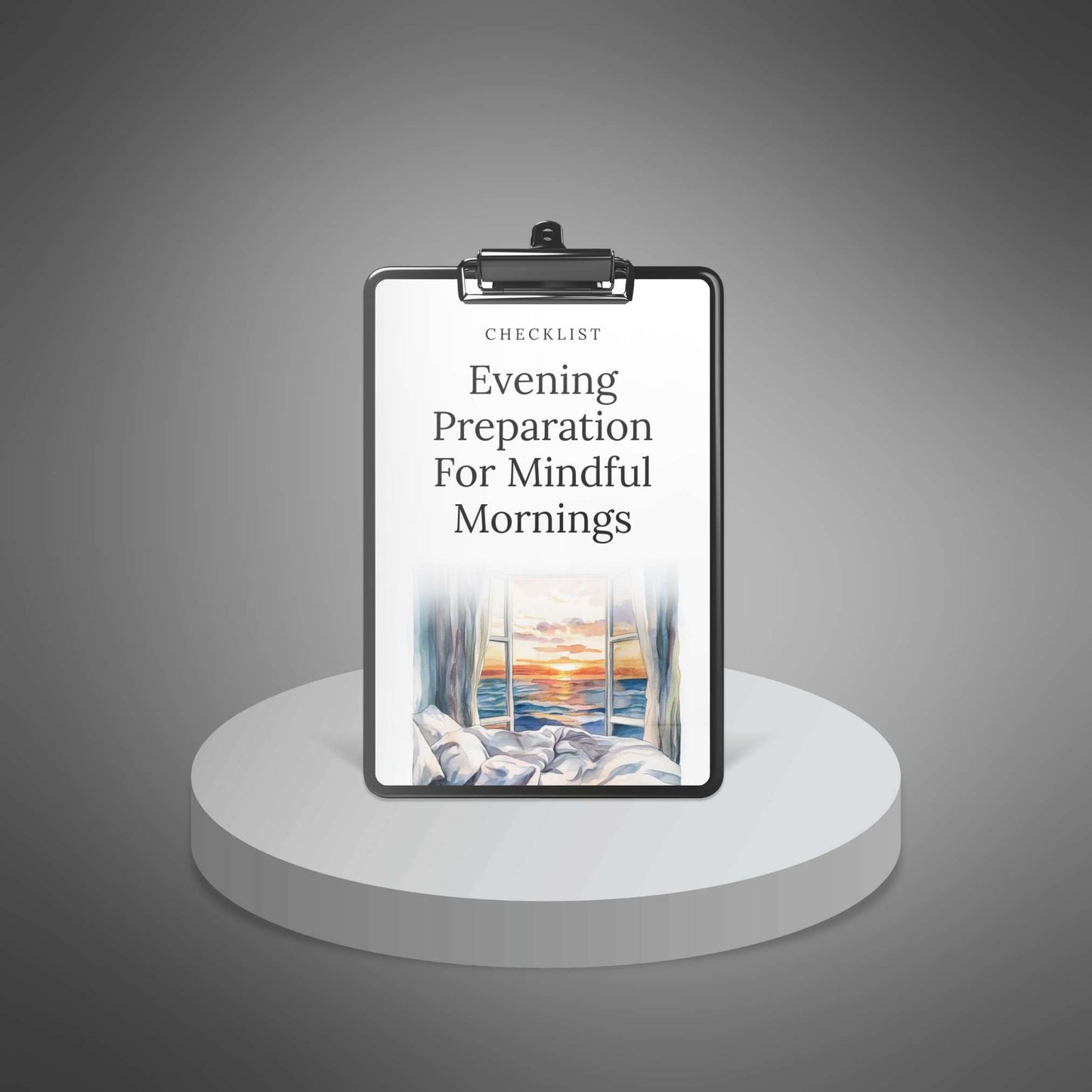 Evening Preparation for Mindful Mornings