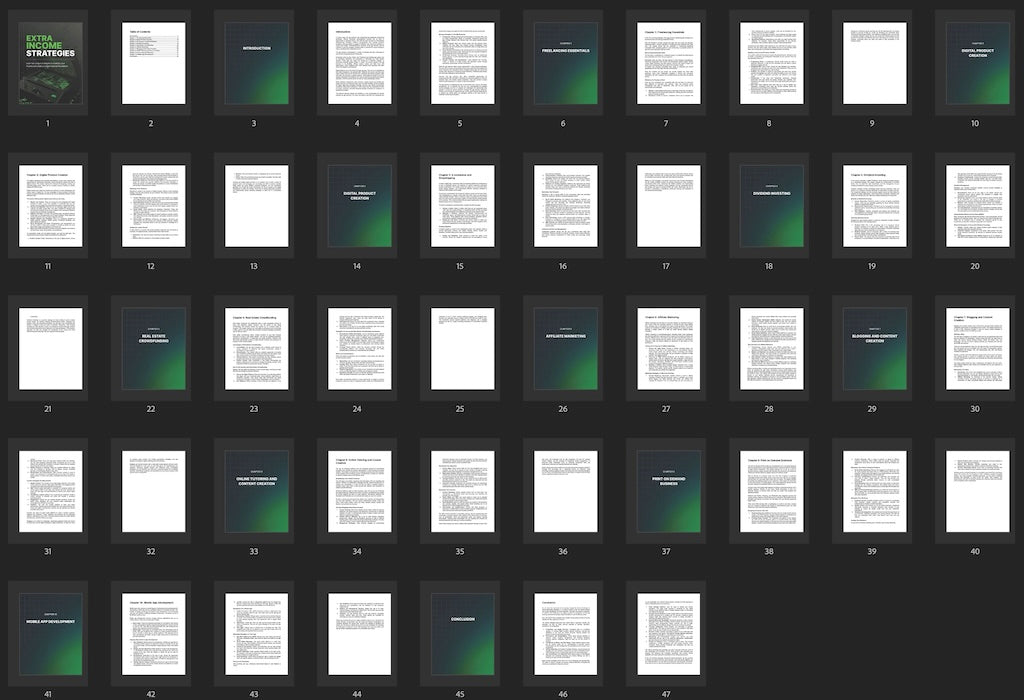 Extra Income Strategies