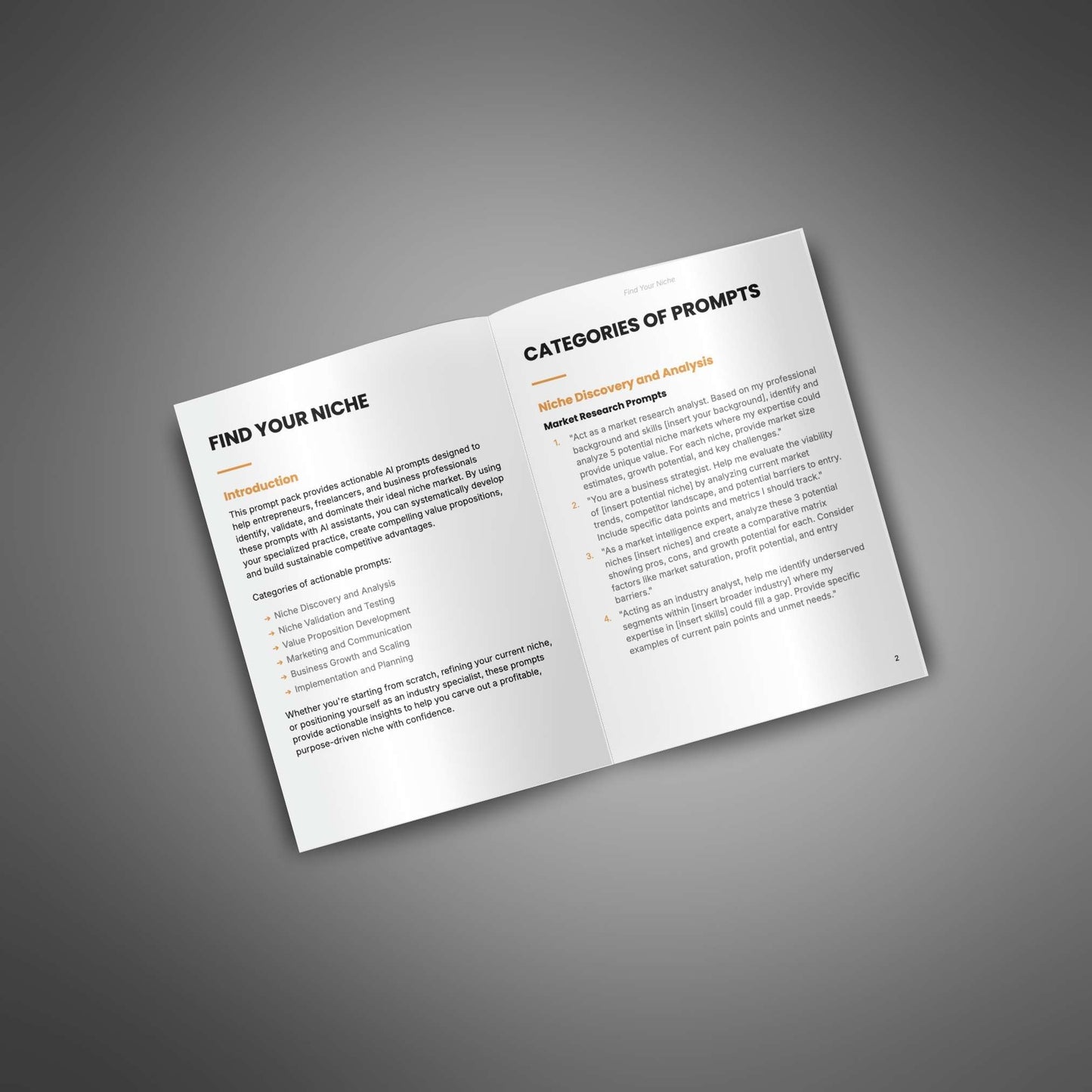 Find Your Niche with AI Prompts