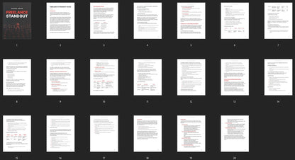 Freelance Standout - Guide