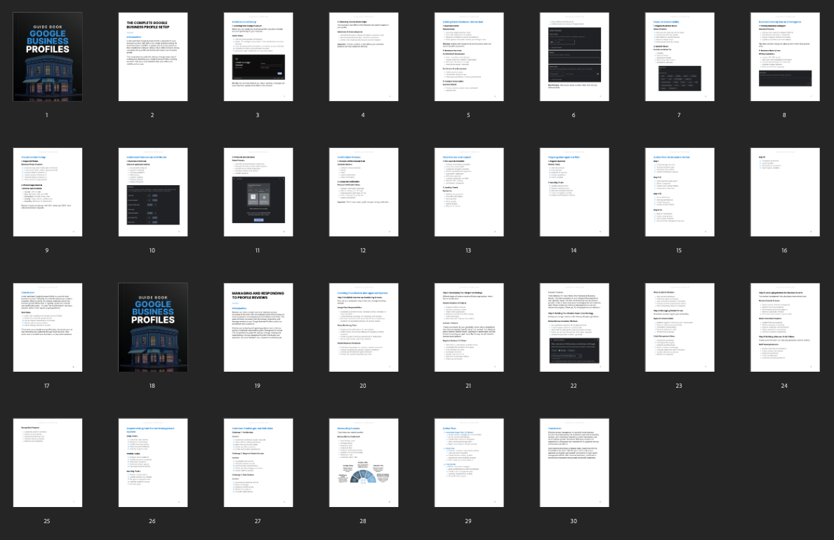 Google Business Profiles - Guide