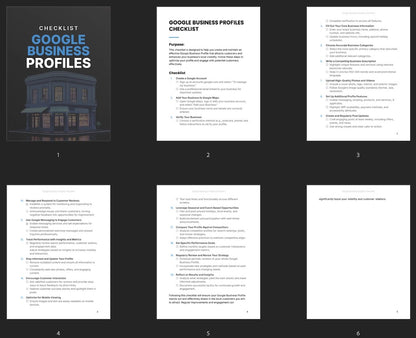 Google Business Profiles - Checklist