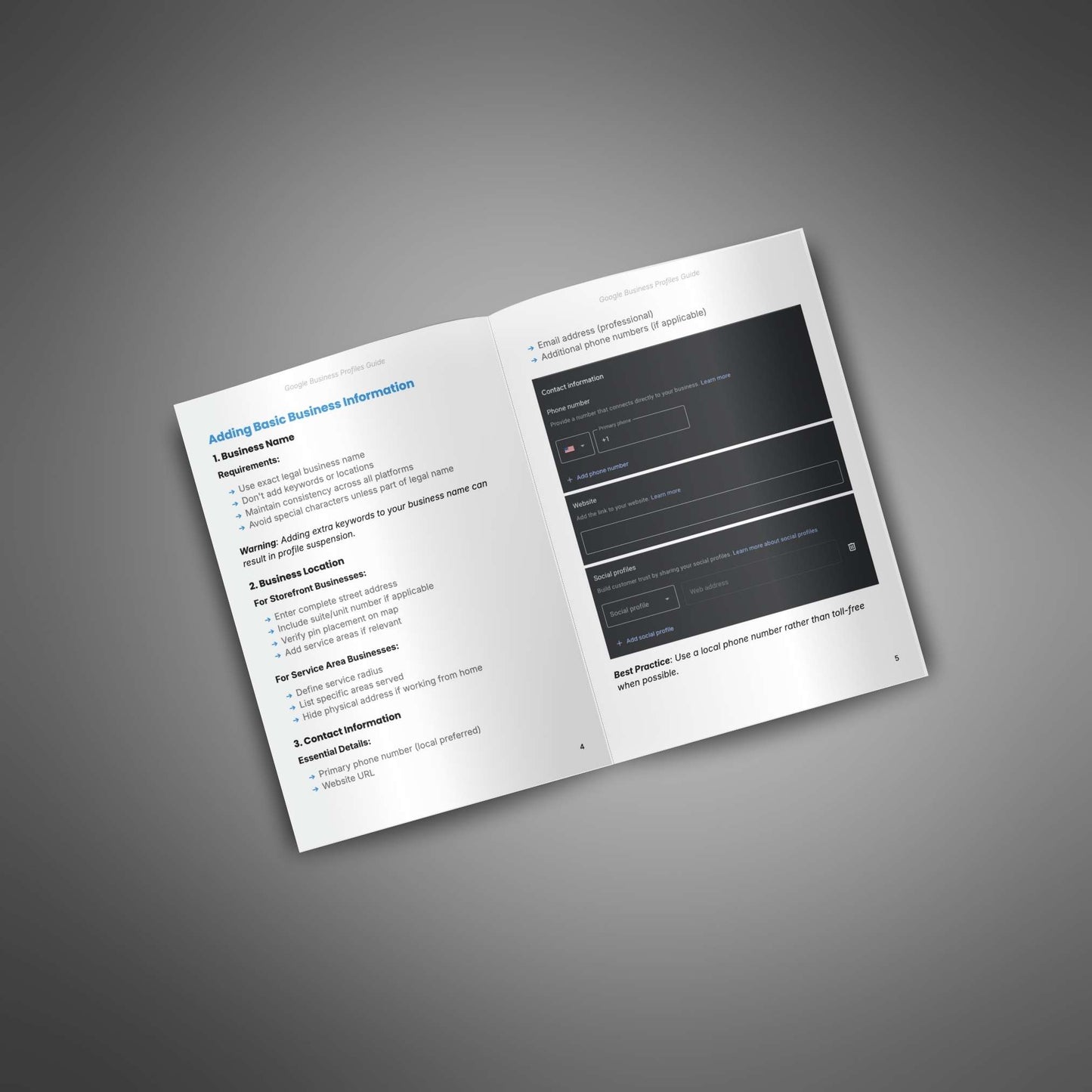 Google Business Profiles - Guide