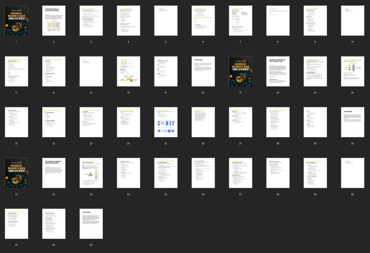 Google Search Ads Unlocked - Guide