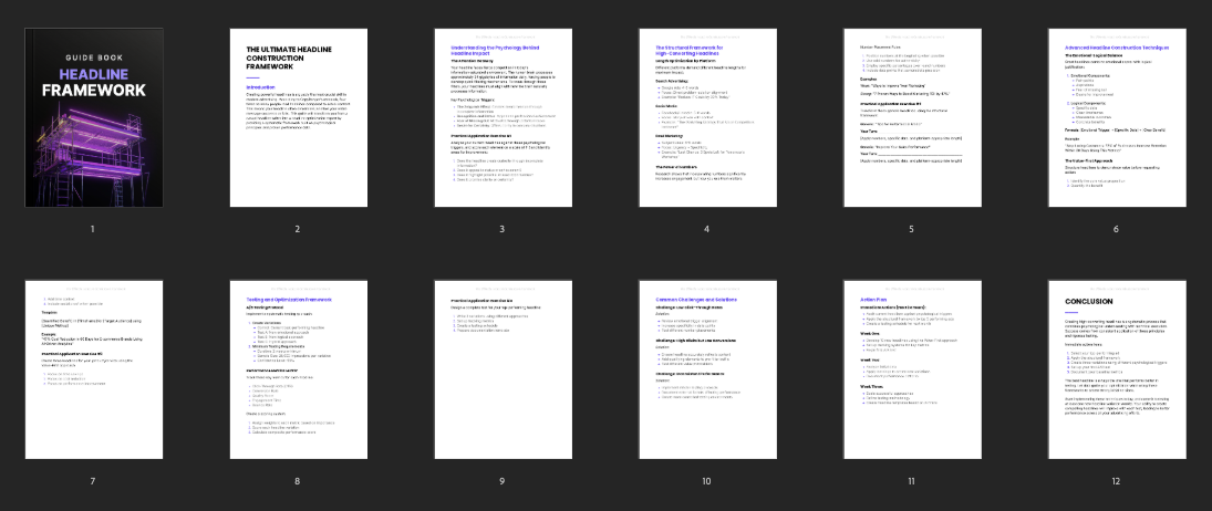 Headline Construction Framework