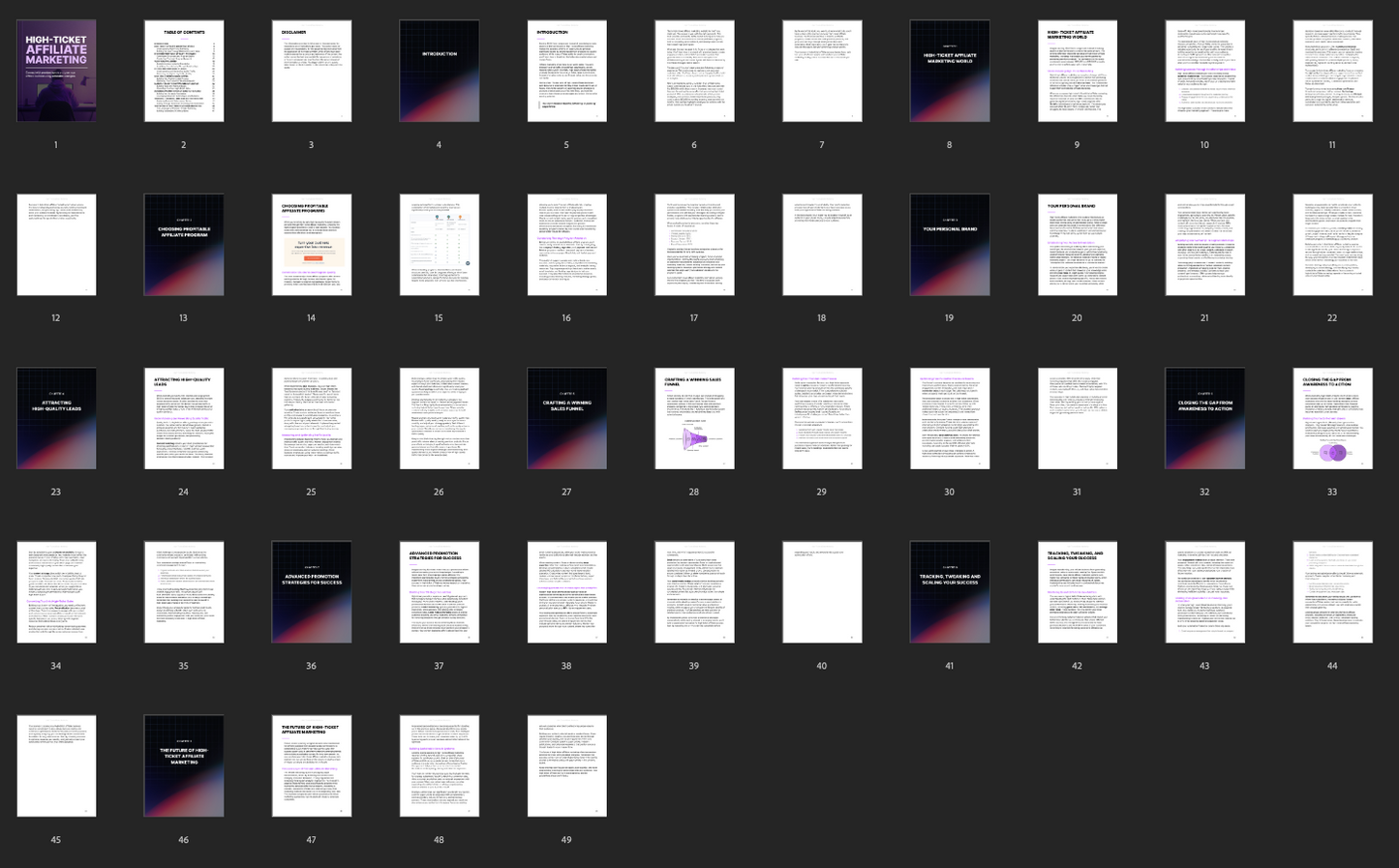 High-Ticket Affiliate Marketing - Ebook