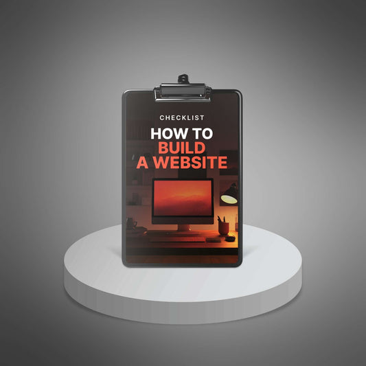 How to Build a Website - Checklist