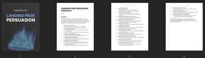 Landing Page Persuasion - Checklist