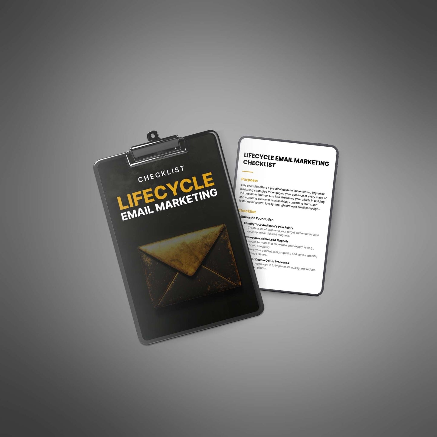 Lifecycle Email Marketing - Checklist