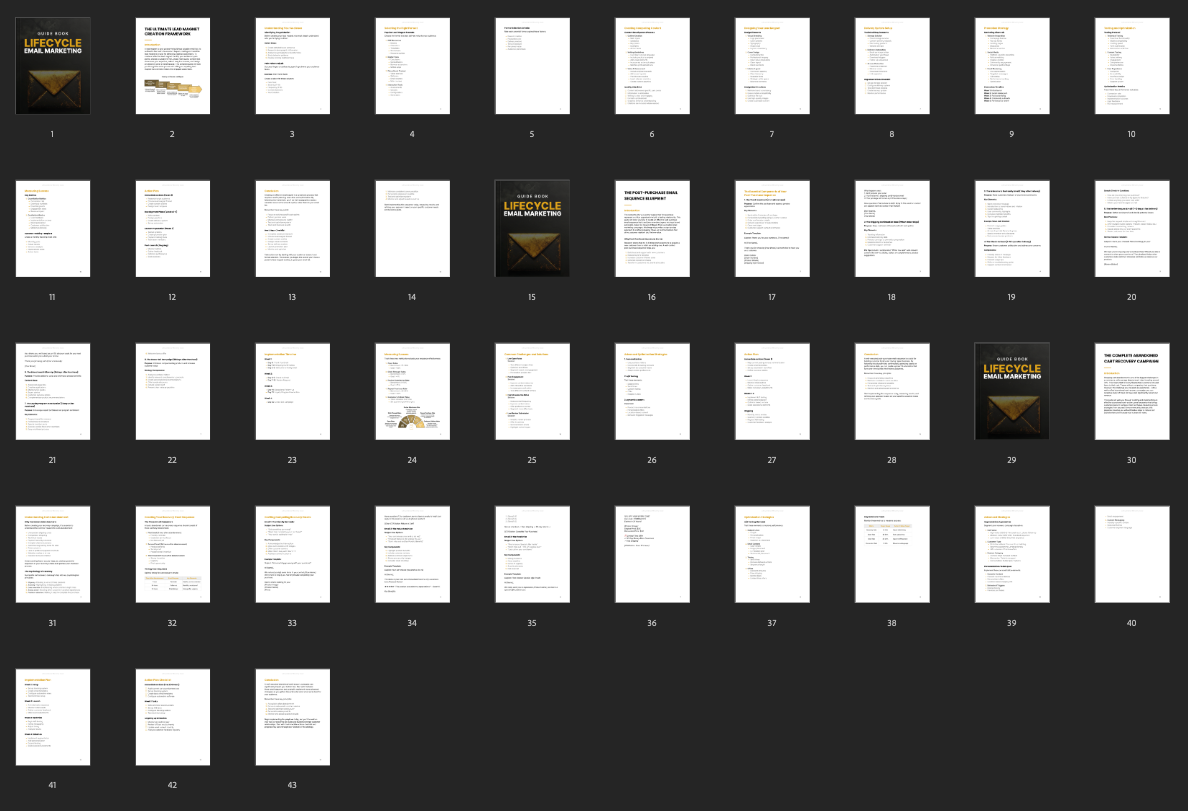 Lifecycle Email Marketing - Guide