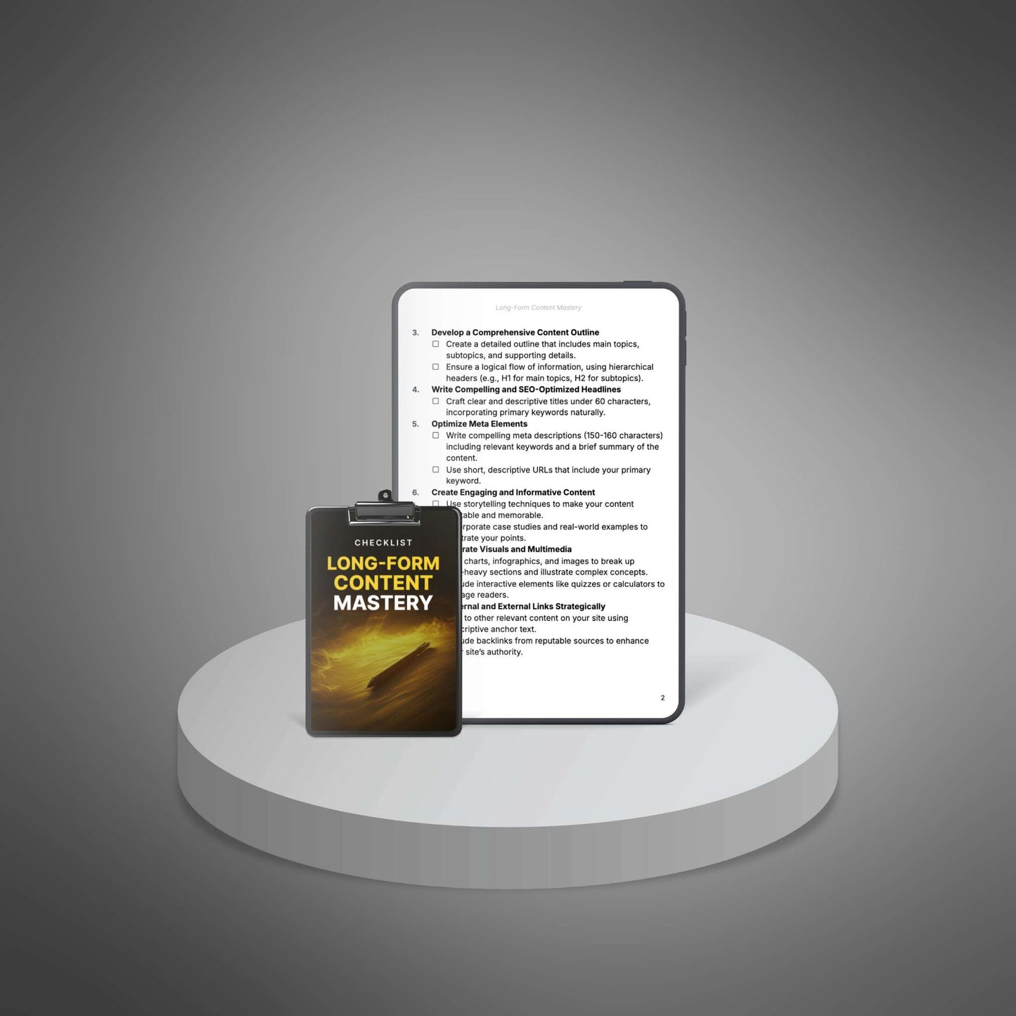 Long-Form Content Mastery - Checklist