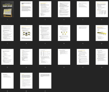 Marketing Plan Simplified - Guide