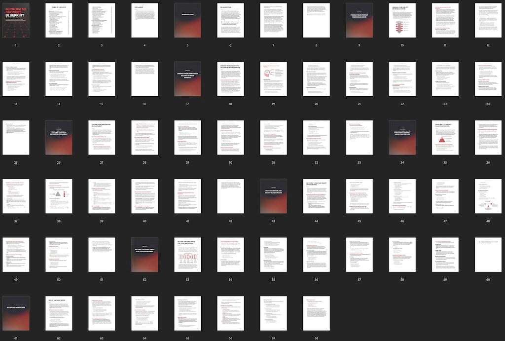 MicroSaaS Success Blueprint - Ebook