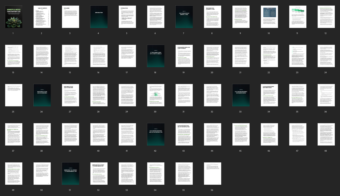 Mindfulness for Everyday Life