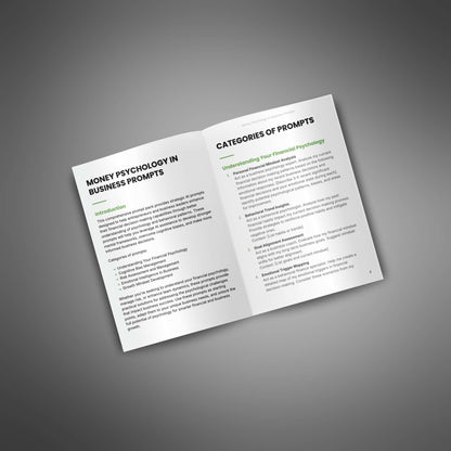 Money Psychology in Business - Prompts