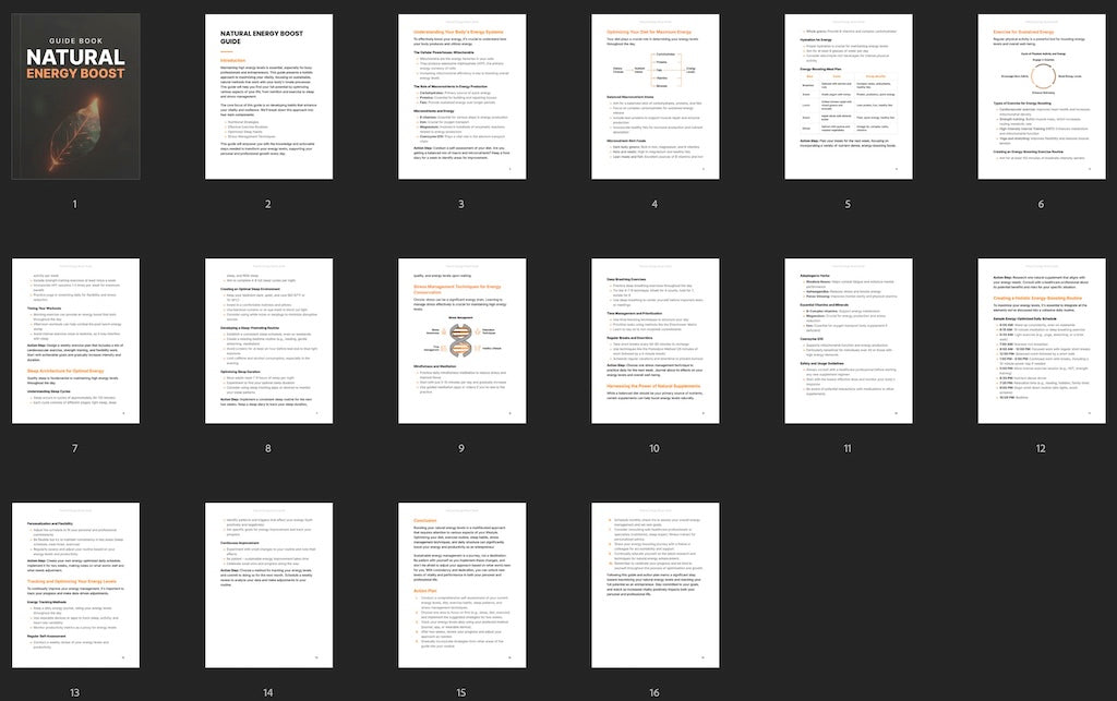 Natural Energy Boost - Guide