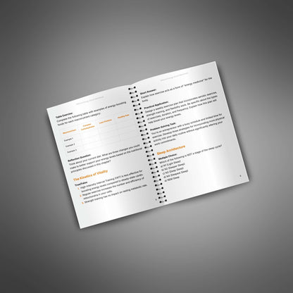 Natural Energy Boost - Workbook