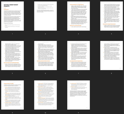 Natural Energy Boost - Prompts