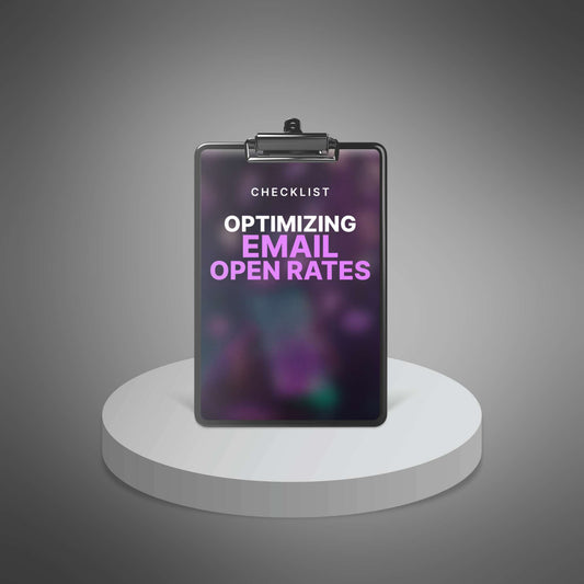 Optimizing Email Open Rates - Checklist