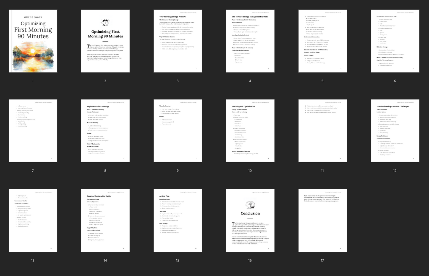 Optimizing First Morning 90 Minutes