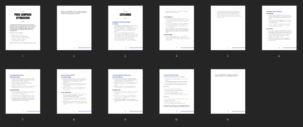 Performance Max Campaign Optimization