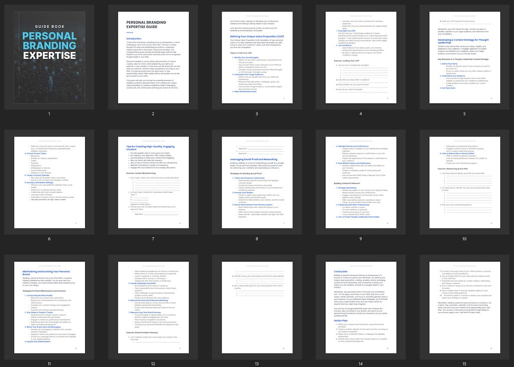 Personal Branding Expertise - Guide