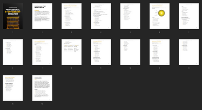 Professional Story Library Creator