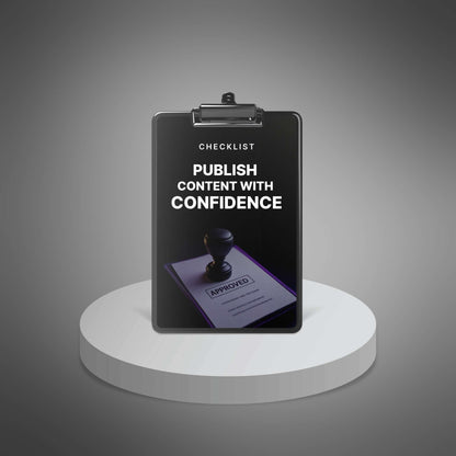 Publish Your Content with Confidence