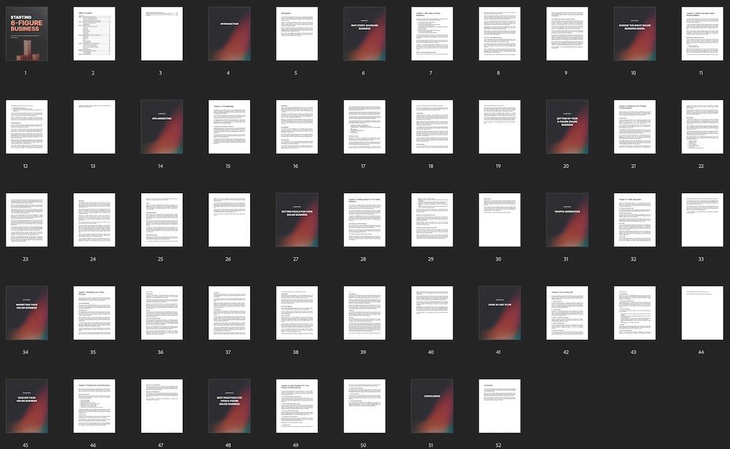 Starting 6-Figure Business