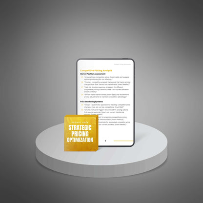 Strategic Pricing Optimization - Prompt