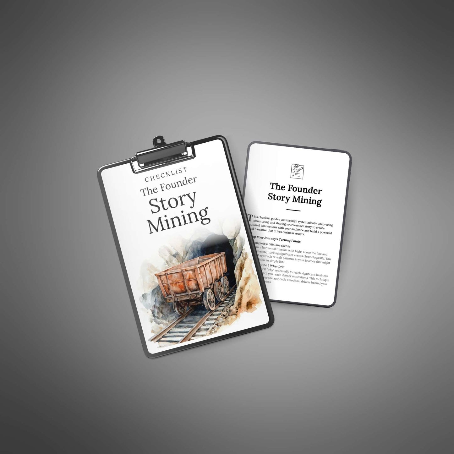 The Founder Story Mining