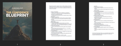 The Confidence Blueprint - Checklist