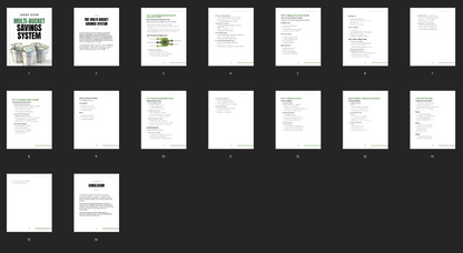 The Multi-Bucket Savings System