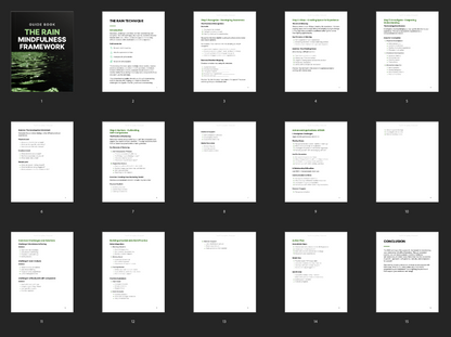 The RAIN Mindfulness Framework