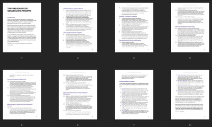 The Psychology of Conversions - Prompts