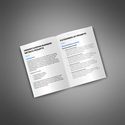 Understanding Business Metrics - Prompts