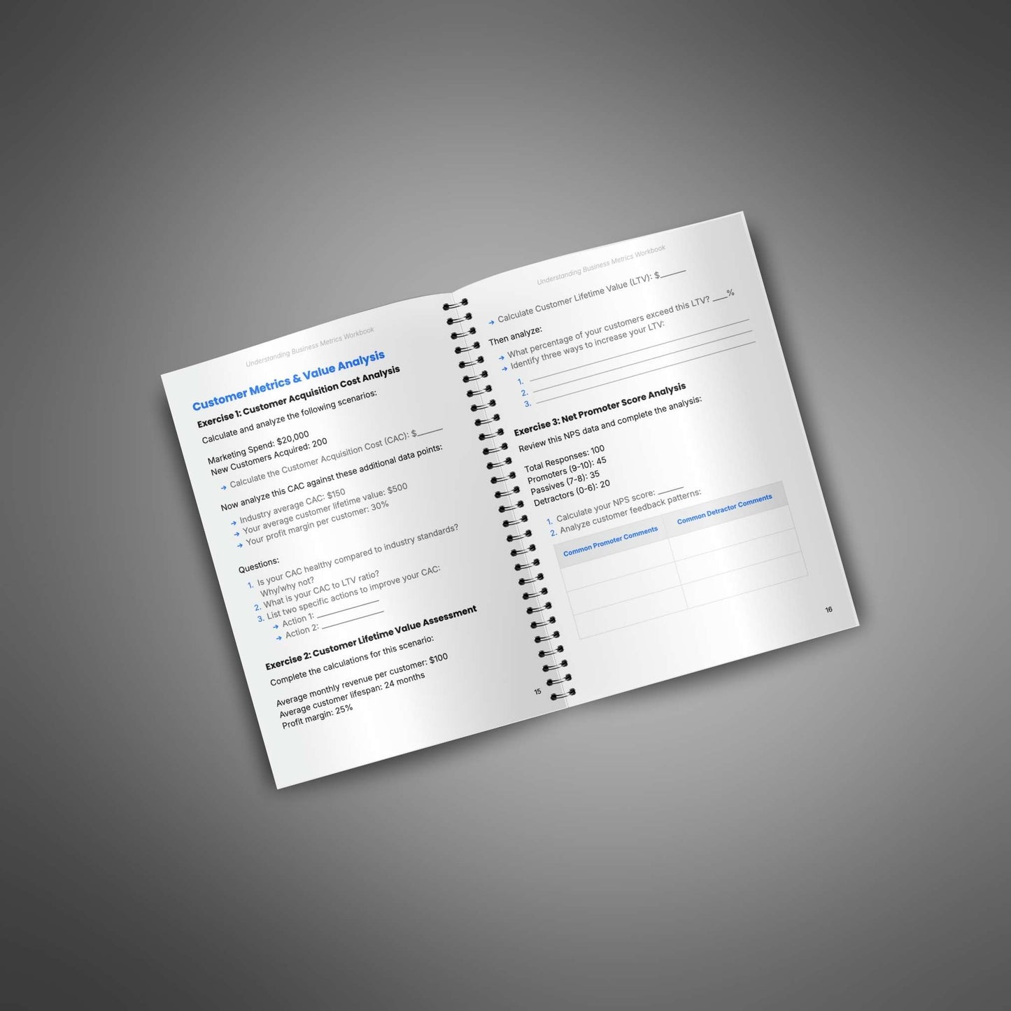 Understanding Business Metrics - Workbook