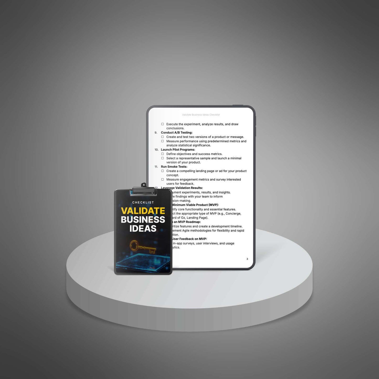 Validate Business Ideas - Checklist