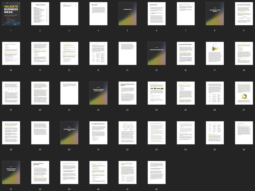 Validate Business Ideas - Ebook