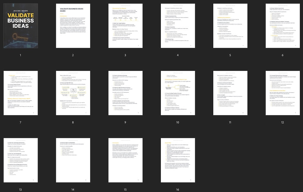 Validate Business Ideas - Guide