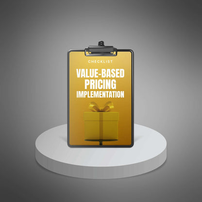 Value-Based Pricing Implementation - Checklist