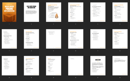 Value-Based Pricing Implementation - Guide