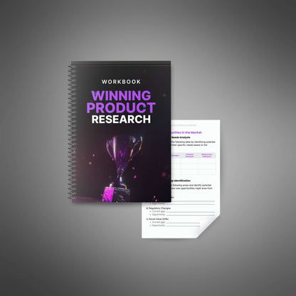 Winning Product Research - Workbook